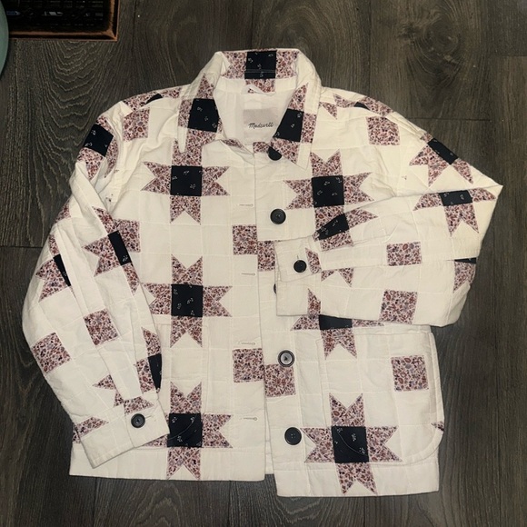 Madewell Shirt Jacket Patchwork SOLD OUT - Picture 7 of 7